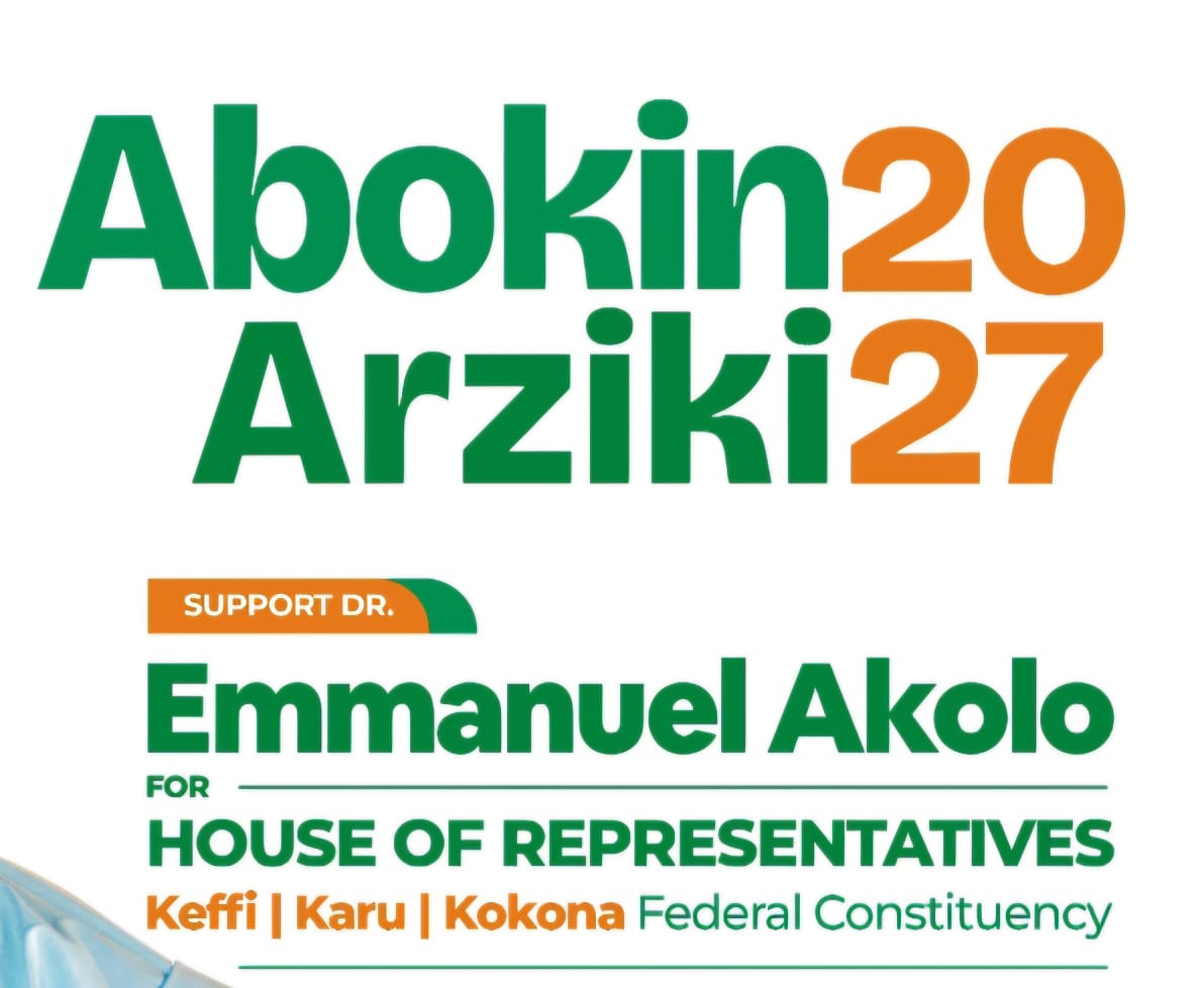 Abokin Arziki 2027 — Emmanuel Akolo for House of Representatives